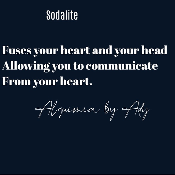 Raw drusy Sodalite chunky maxi stud earrings/maximalist - Picture 5 of 6